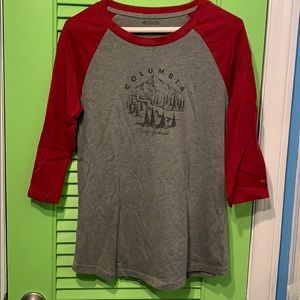 Columbia baseball tee